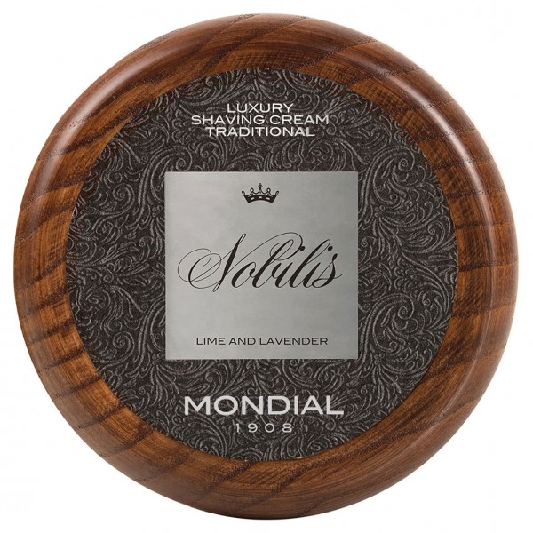 Nobilis Luxury Shaving Cream Wooden Bowl Traditional 140 g